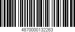 Código de barras (EAN, GTIN, SKU, ISBN): '4870000132263'
