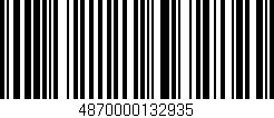 Código de barras (EAN, GTIN, SKU, ISBN): '4870000132935'
