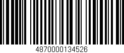 Código de barras (EAN, GTIN, SKU, ISBN): '4870000134526'