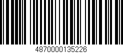Código de barras (EAN, GTIN, SKU, ISBN): '4870000135226'