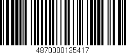 Código de barras (EAN, GTIN, SKU, ISBN): '4870000135417'