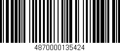 Código de barras (EAN, GTIN, SKU, ISBN): '4870000135424'