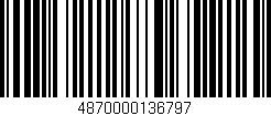 Código de barras (EAN, GTIN, SKU, ISBN): '4870000136797'