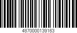 Código de barras (EAN, GTIN, SKU, ISBN): '4870000139163'
