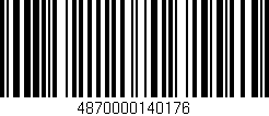 Código de barras (EAN, GTIN, SKU, ISBN): '4870000140176'