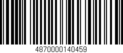 Código de barras (EAN, GTIN, SKU, ISBN): '4870000140459'