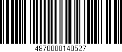Código de barras (EAN, GTIN, SKU, ISBN): '4870000140527'