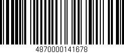 Código de barras (EAN, GTIN, SKU, ISBN): '4870000141678'