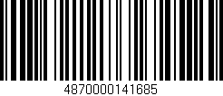 Código de barras (EAN, GTIN, SKU, ISBN): '4870000141685'