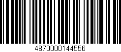Código de barras (EAN, GTIN, SKU, ISBN): '4870000144556'