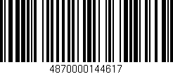 Código de barras (EAN, GTIN, SKU, ISBN): '4870000144617'