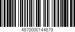 Código de barras (EAN, GTIN, SKU, ISBN): '4870000144679'