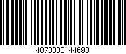 Código de barras (EAN, GTIN, SKU, ISBN): '4870000144693'