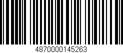 Código de barras (EAN, GTIN, SKU, ISBN): '4870000145263'
