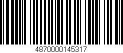 Código de barras (EAN, GTIN, SKU, ISBN): '4870000145317'