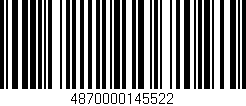 Código de barras (EAN, GTIN, SKU, ISBN): '4870000145522'