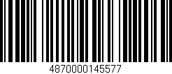 Código de barras (EAN, GTIN, SKU, ISBN): '4870000145577'