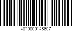 Código de barras (EAN, GTIN, SKU, ISBN): '4870000145607'
