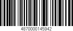 Código de barras (EAN, GTIN, SKU, ISBN): '4870000145942'