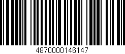 Código de barras (EAN, GTIN, SKU, ISBN): '4870000146147'