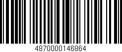 Código de barras (EAN, GTIN, SKU, ISBN): '4870000146864'