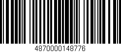 Código de barras (EAN, GTIN, SKU, ISBN): '4870000148776'