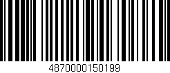 Código de barras (EAN, GTIN, SKU, ISBN): '4870000150199'