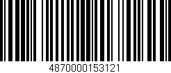 Código de barras (EAN, GTIN, SKU, ISBN): '4870000153121'