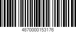 Código de barras (EAN, GTIN, SKU, ISBN): '4870000153176'