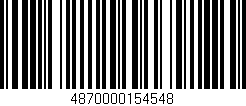 Código de barras (EAN, GTIN, SKU, ISBN): '4870000154548'