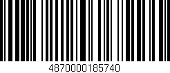 Código de barras (EAN, GTIN, SKU, ISBN): '4870000185740'