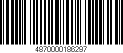 Código de barras (EAN, GTIN, SKU, ISBN): '4870000186297'
