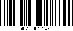 Código de barras (EAN, GTIN, SKU, ISBN): '4870000193462'