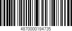 Código de barras (EAN, GTIN, SKU, ISBN): '4870000194735'
