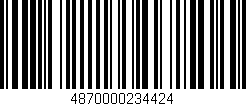 Código de barras (EAN, GTIN, SKU, ISBN): '4870000234424'