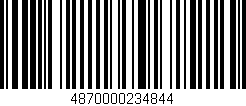 Código de barras (EAN, GTIN, SKU, ISBN): '4870000234844'
