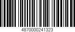 Código de barras (EAN, GTIN, SKU, ISBN): '4870000241323'