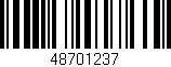 Código de barras (EAN, GTIN, SKU, ISBN): '48701237'