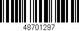 Código de barras (EAN, GTIN, SKU, ISBN): '48701297'