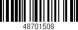 Código de barras (EAN, GTIN, SKU, ISBN): '48701508'