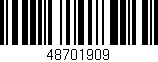 Código de barras (EAN, GTIN, SKU, ISBN): '48701909'