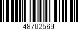 Código de barras (EAN, GTIN, SKU, ISBN): '48702569'