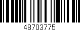 Código de barras (EAN, GTIN, SKU, ISBN): '48703775'