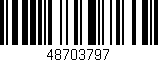 Código de barras (EAN, GTIN, SKU, ISBN): '48703797'