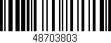 Código de barras (EAN, GTIN, SKU, ISBN): '48703803'