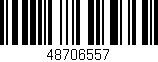 Código de barras (EAN, GTIN, SKU, ISBN): '48706557'
