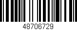 Código de barras (EAN, GTIN, SKU, ISBN): '48706729'