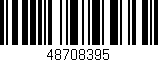 Código de barras (EAN, GTIN, SKU, ISBN): '48708395'