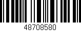 Código de barras (EAN, GTIN, SKU, ISBN): '48708580'