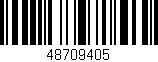 Código de barras (EAN, GTIN, SKU, ISBN): '48709405'